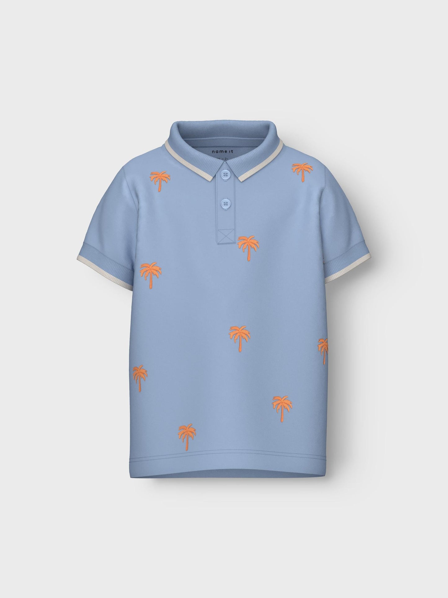 Polo Name It Nmmfumme Ss Polo CHAMBRAY BLUE