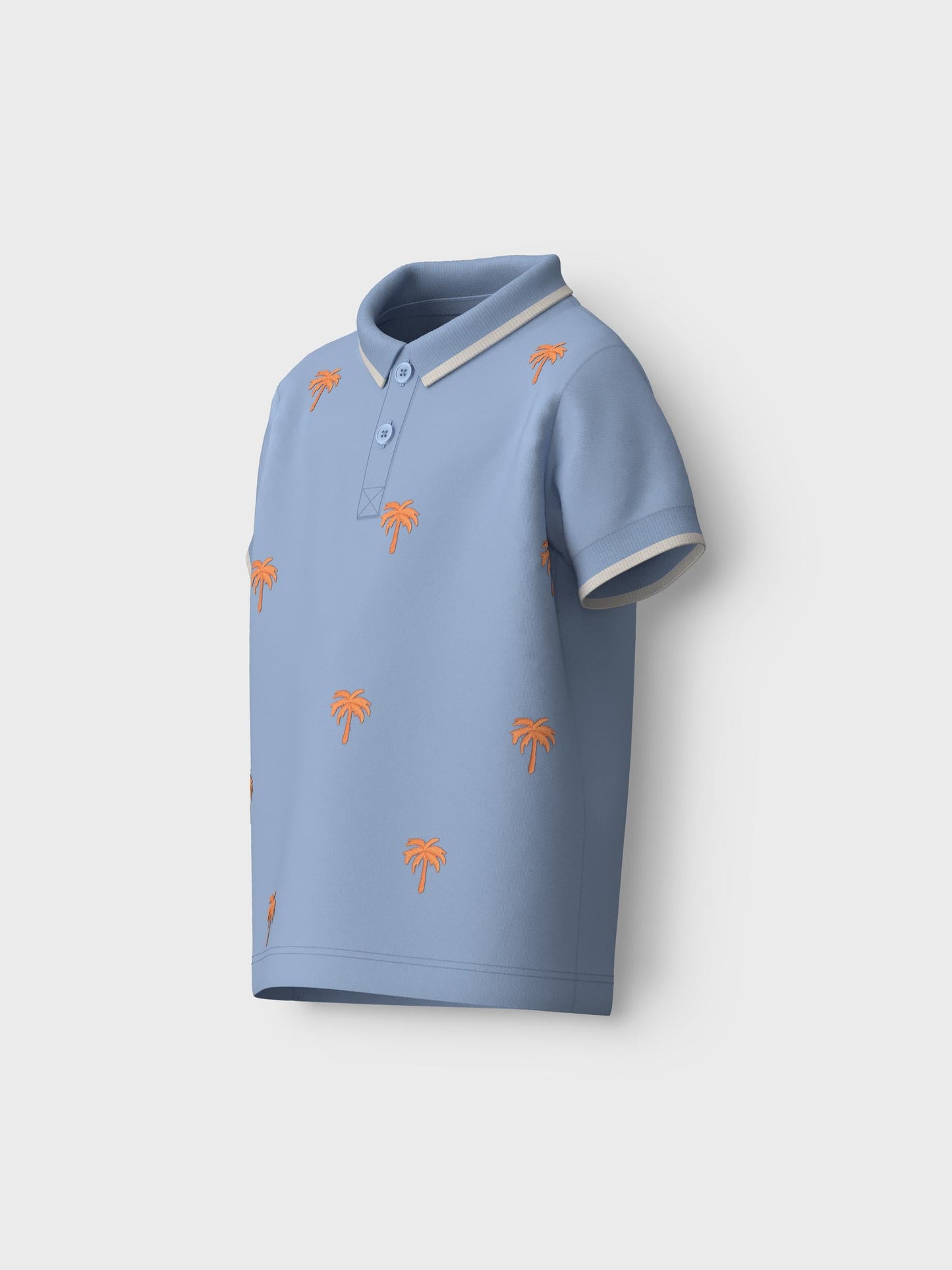 Polo Name It Nmmfumme Ss Polo CHAMBRAY BLUE