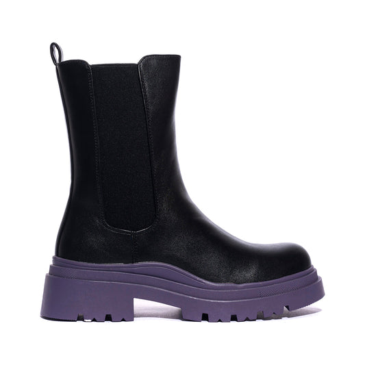 Anfibi Kharisma 4401 Nere NERO VIOLA