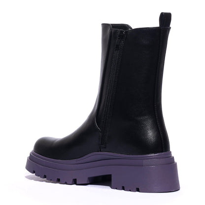 Anfibi Kharisma 4401 Nere NERO VIOLA