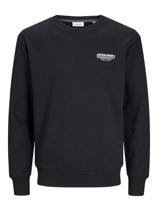 Felpa Puma JJOLIVE SWEAT CREW NECK BLACK