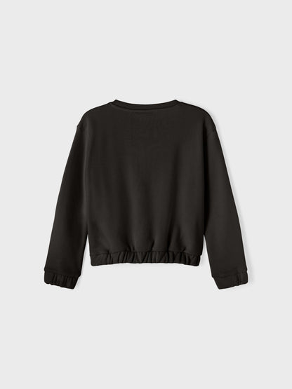 Felpa Name It  Nkftulena Ls Sweat Unb Noos BLACK