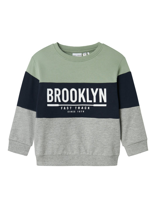 Felpa Name It NMMVEMIL LS NREG SWEAT BRU DARK SAPPHIRE