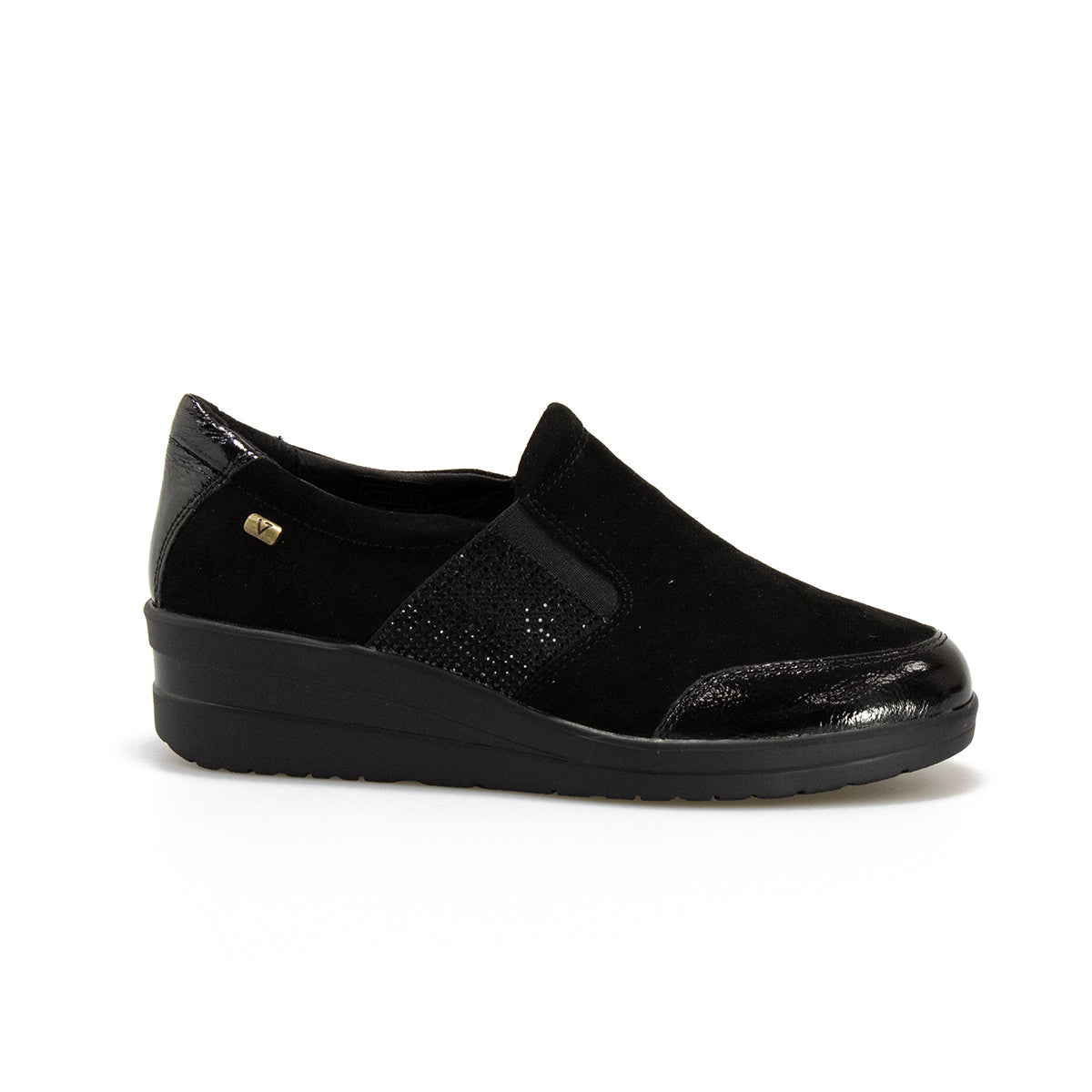 Scarpa Slip-On Valleverde 36202A SUEDE NERO