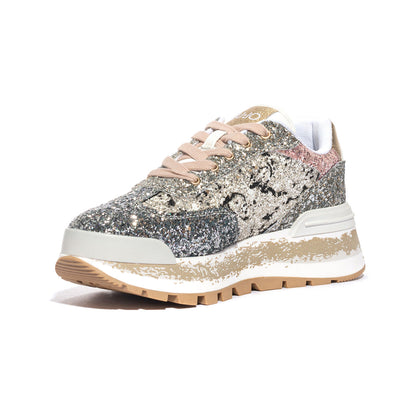 Sneaker Liu Jo Amazing BLACK SILVER ROSE