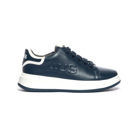 Sneakers 4us 43050 Bianche BLU WHITE