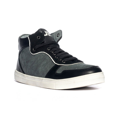 4US AU080 GREY Sneakers Bambina 