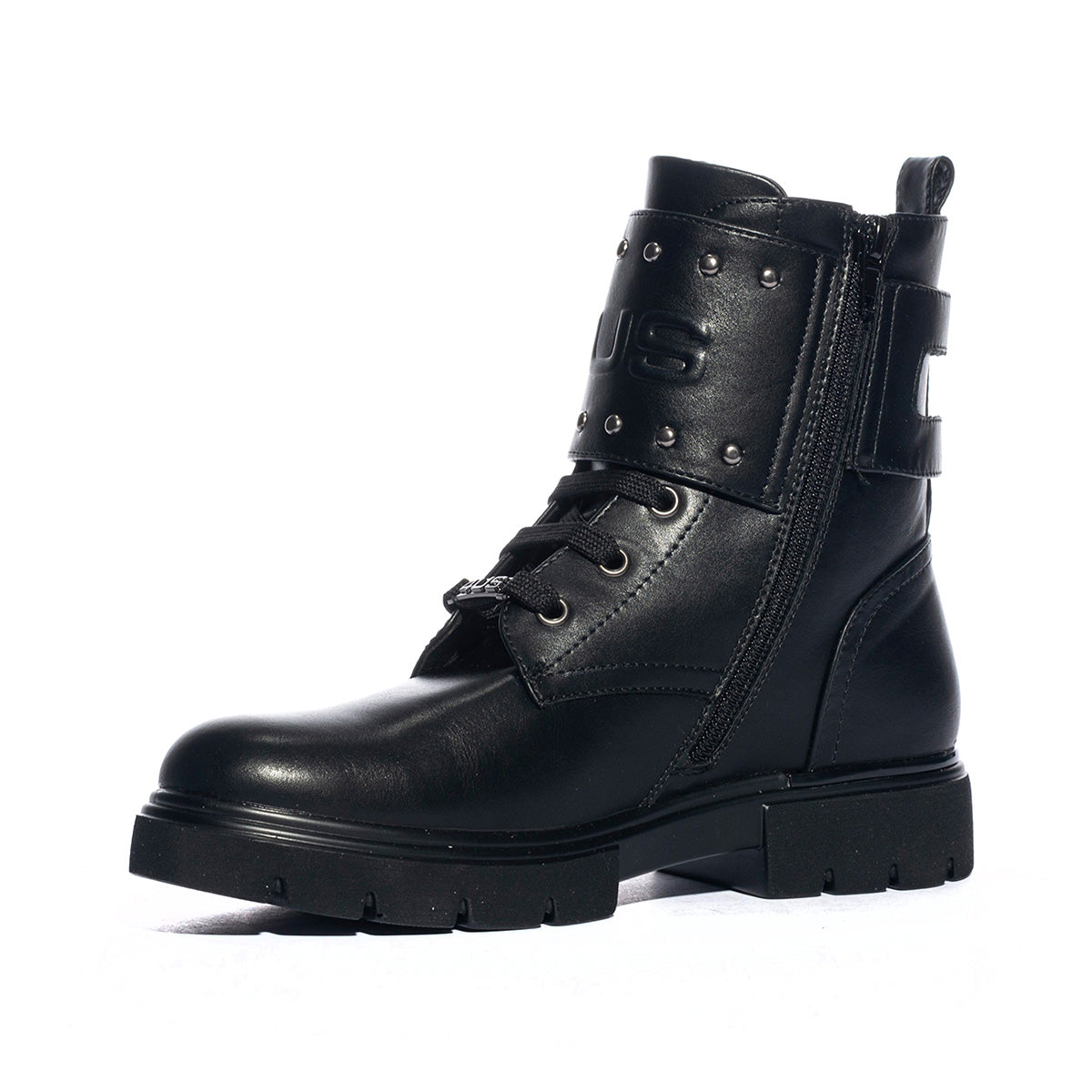 4US AU102 BLACK Stivaletti Bambina 
