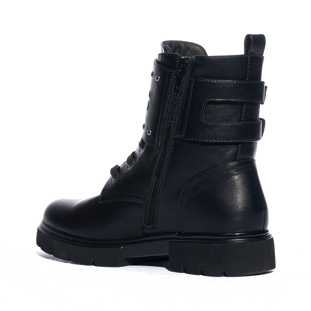 4US AU102 BLACK Stivaletti Bambina 