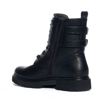 4US AU102 BLACK Stivaletti Bambina 