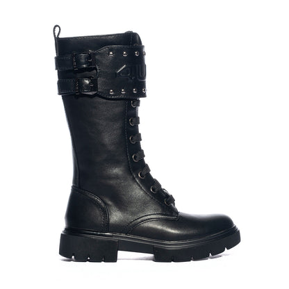 4US AU110 BLACK Stivali Bambina 