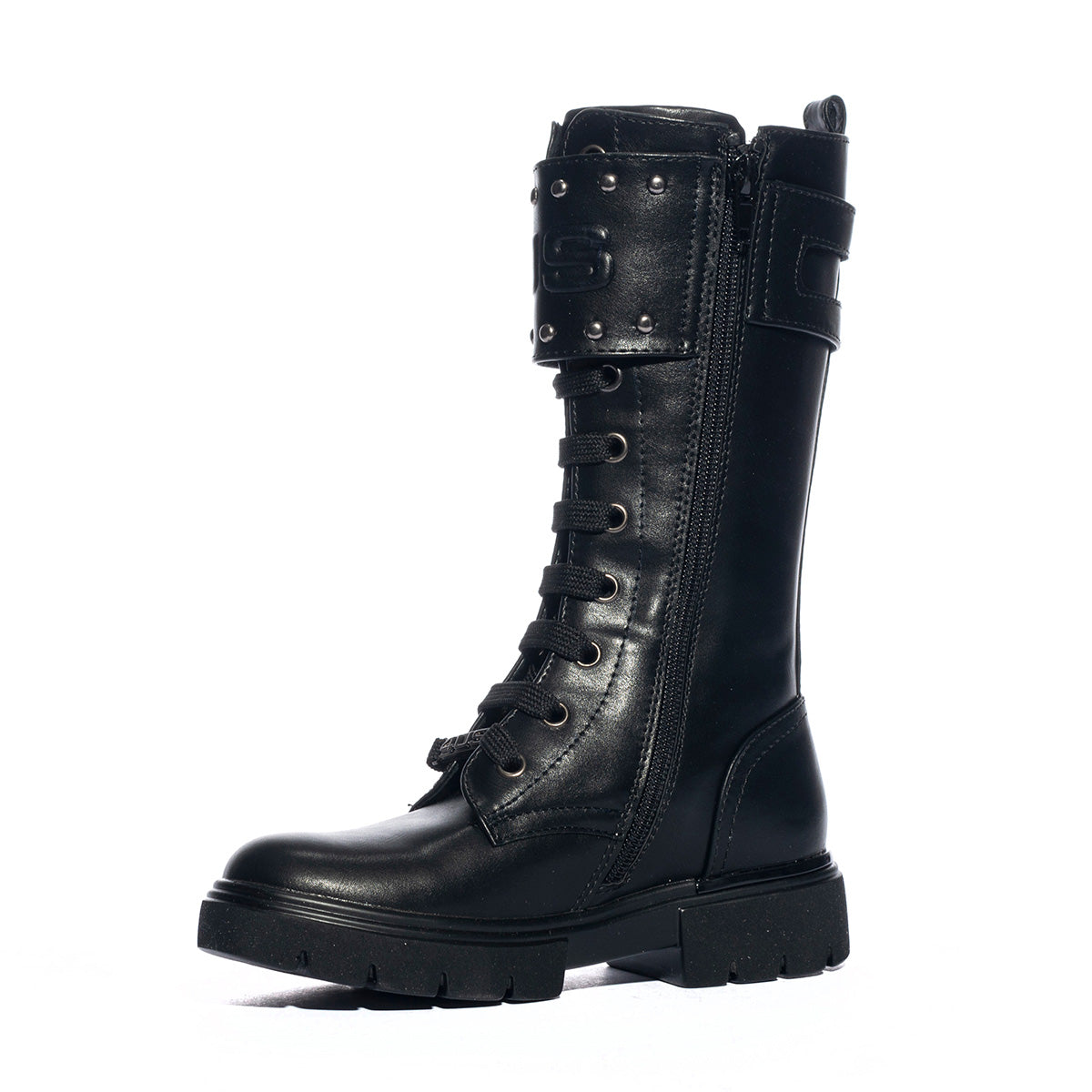 4US AU110 BLACK Stivali Bambina 