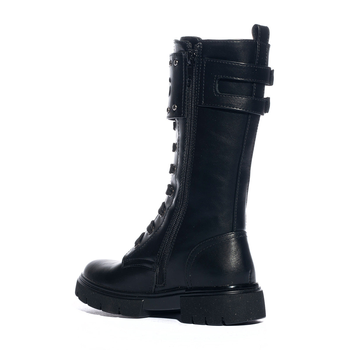 4US AU110 BLACK Stivali Bambina 