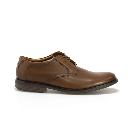 CLARKS 145296DARK TAN LEA