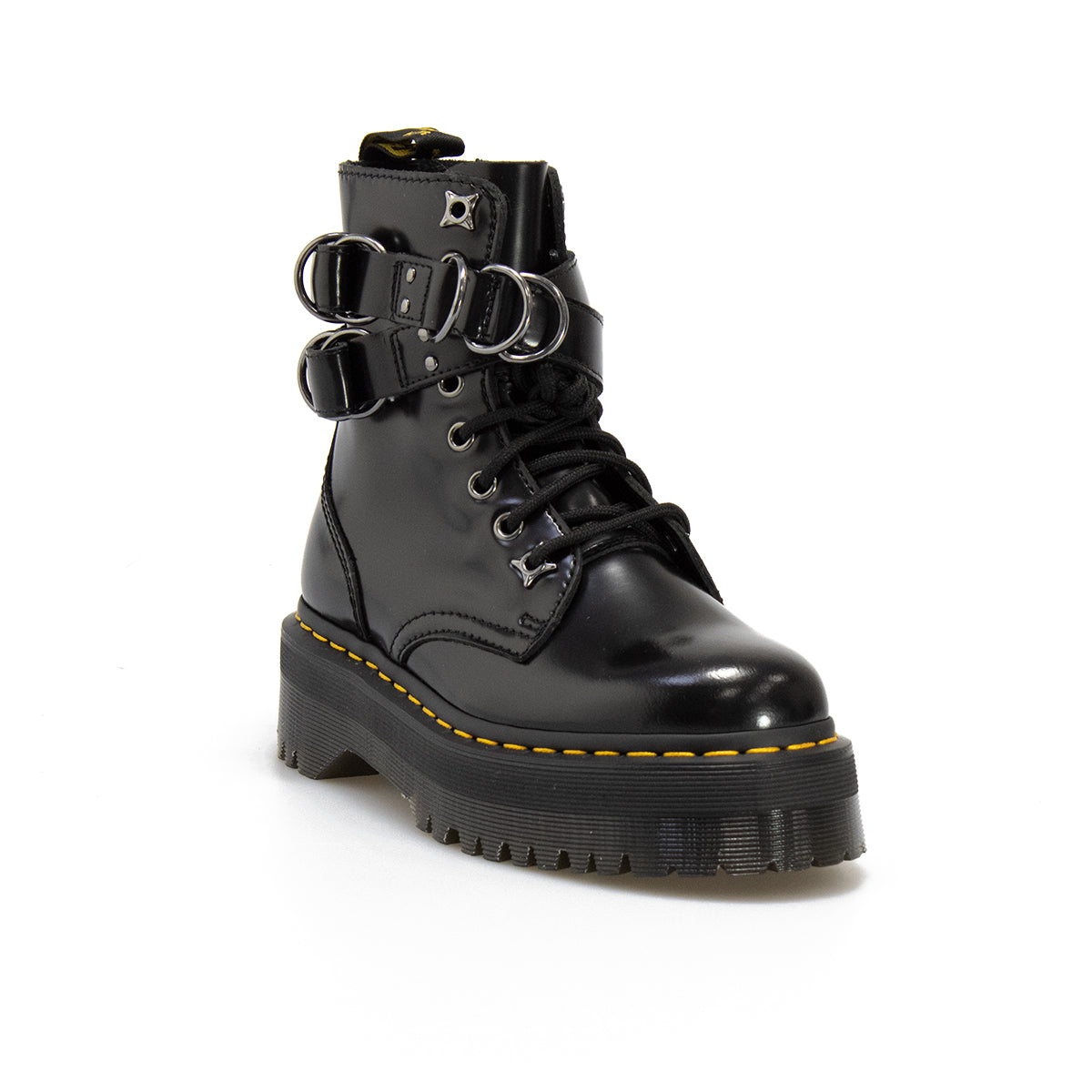 DR MARTENS 26666001 BLACK Anfibi Donna 