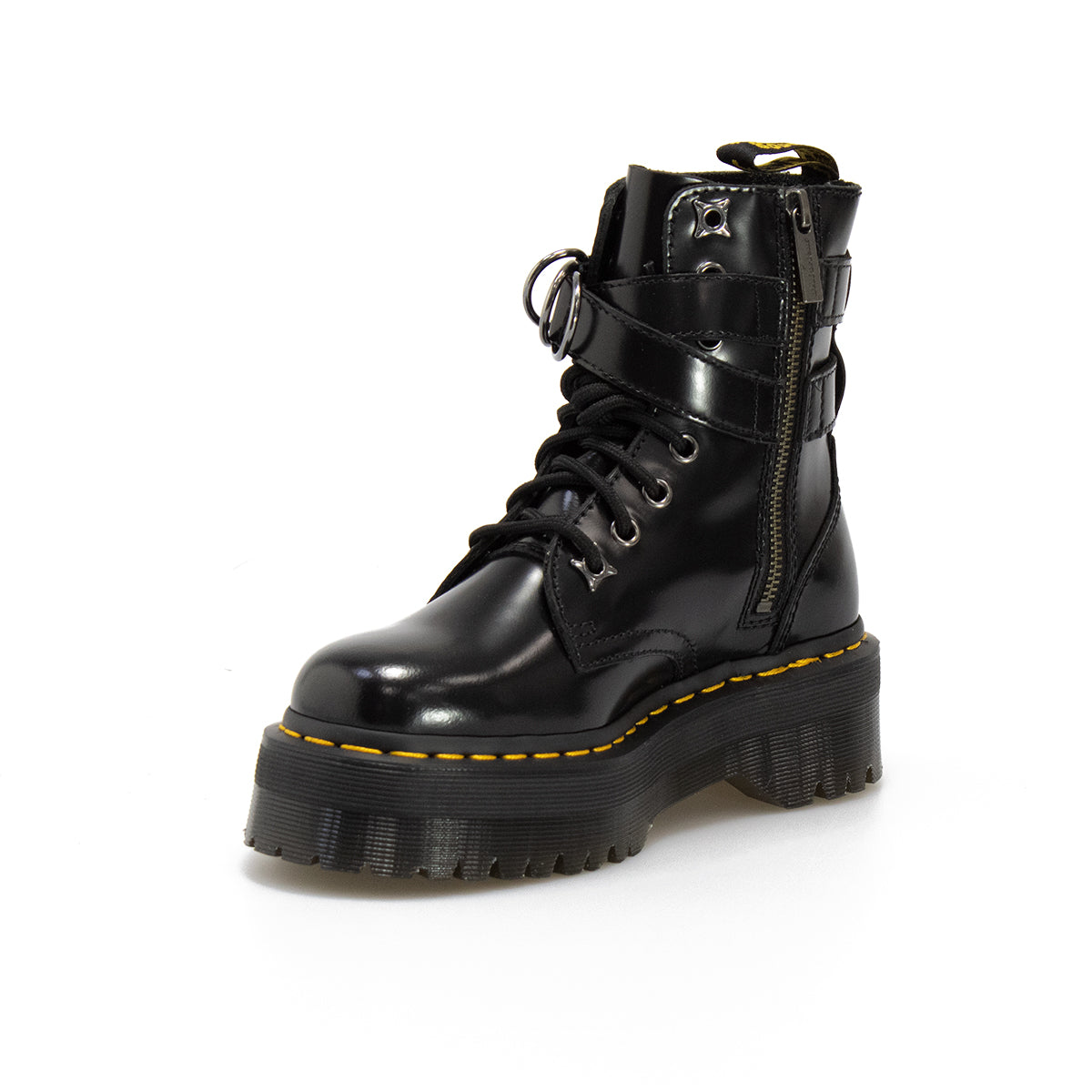 DR MARTENS 26666001 BLACK Anfibi Donna 