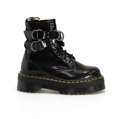 DR MARTENS 26666001 BLACK Anfibi Donna 