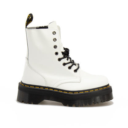 Stivaletti Dr. Martens Jadon Polished Smooth Bianchi