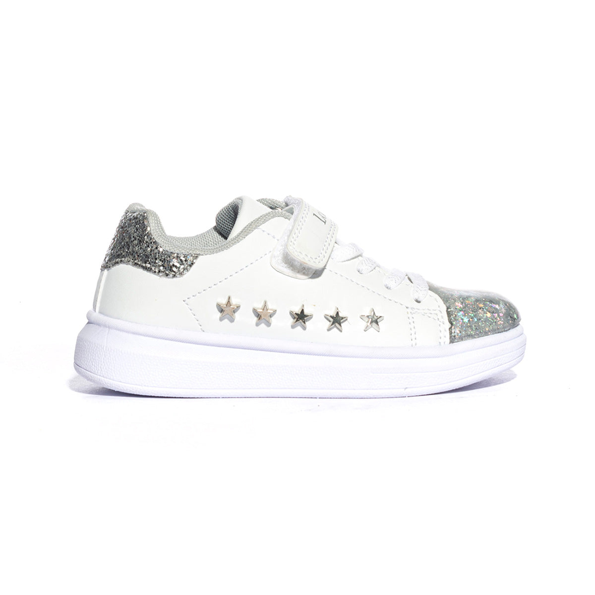 LELLI KELLY LK5821 BIANCO ARGENTO Sneakers Bambina 