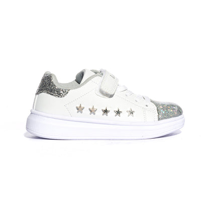 LELLI KELLY LK5821 BIANCO ARGENTO Sneakers Bambina 