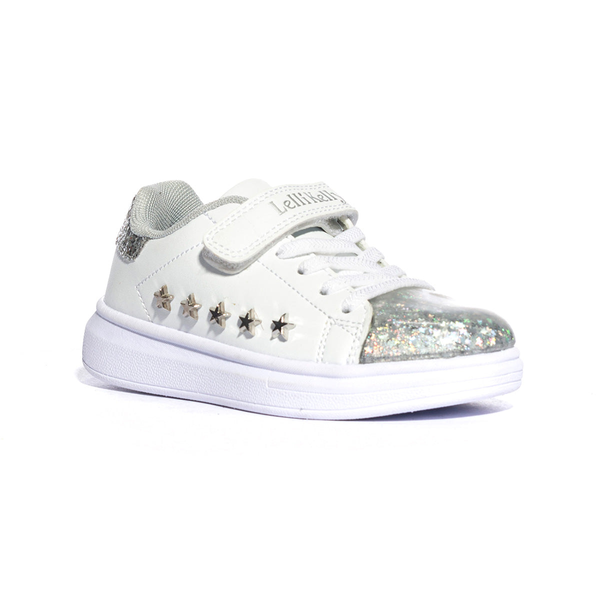 LELLI KELLY LK5821 BIANCO ARGENTO Sneakers Bambina 