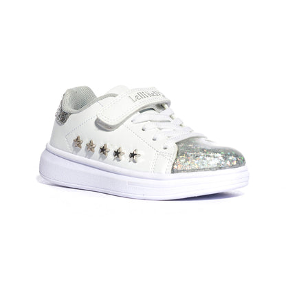 LELLI KELLY LK5821 BIANCO ARGENTO Sneakers Bambina 