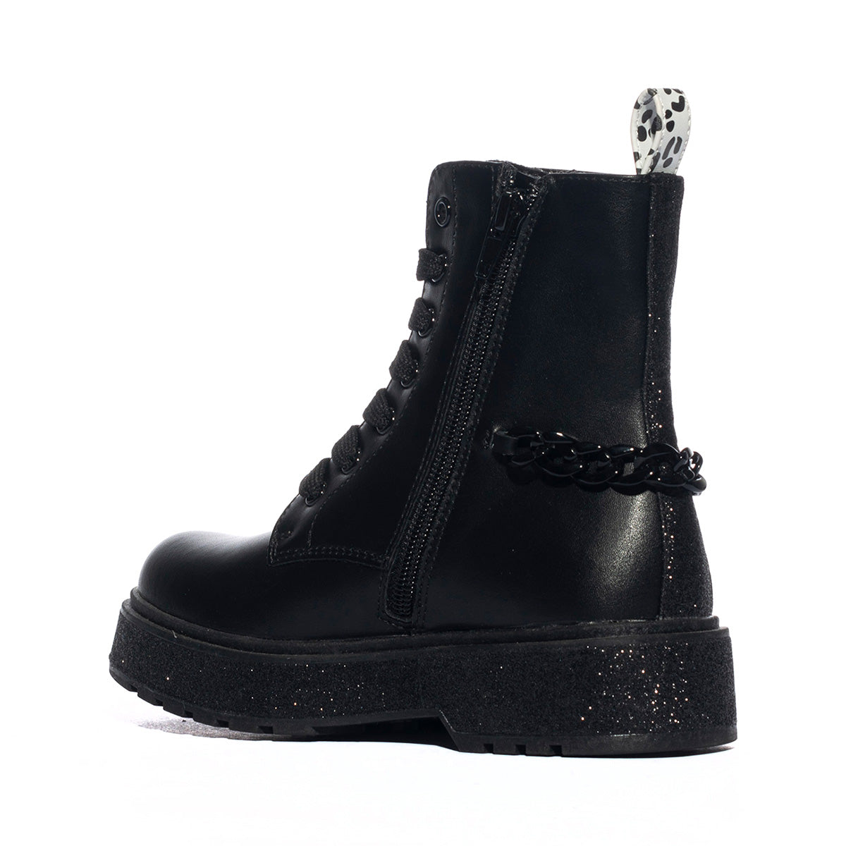 ASSO AG14003 BLACK Anfibi Bambina 
