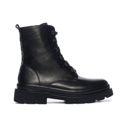 ASSO AG14223 BLACK Anfibi Bambina 
