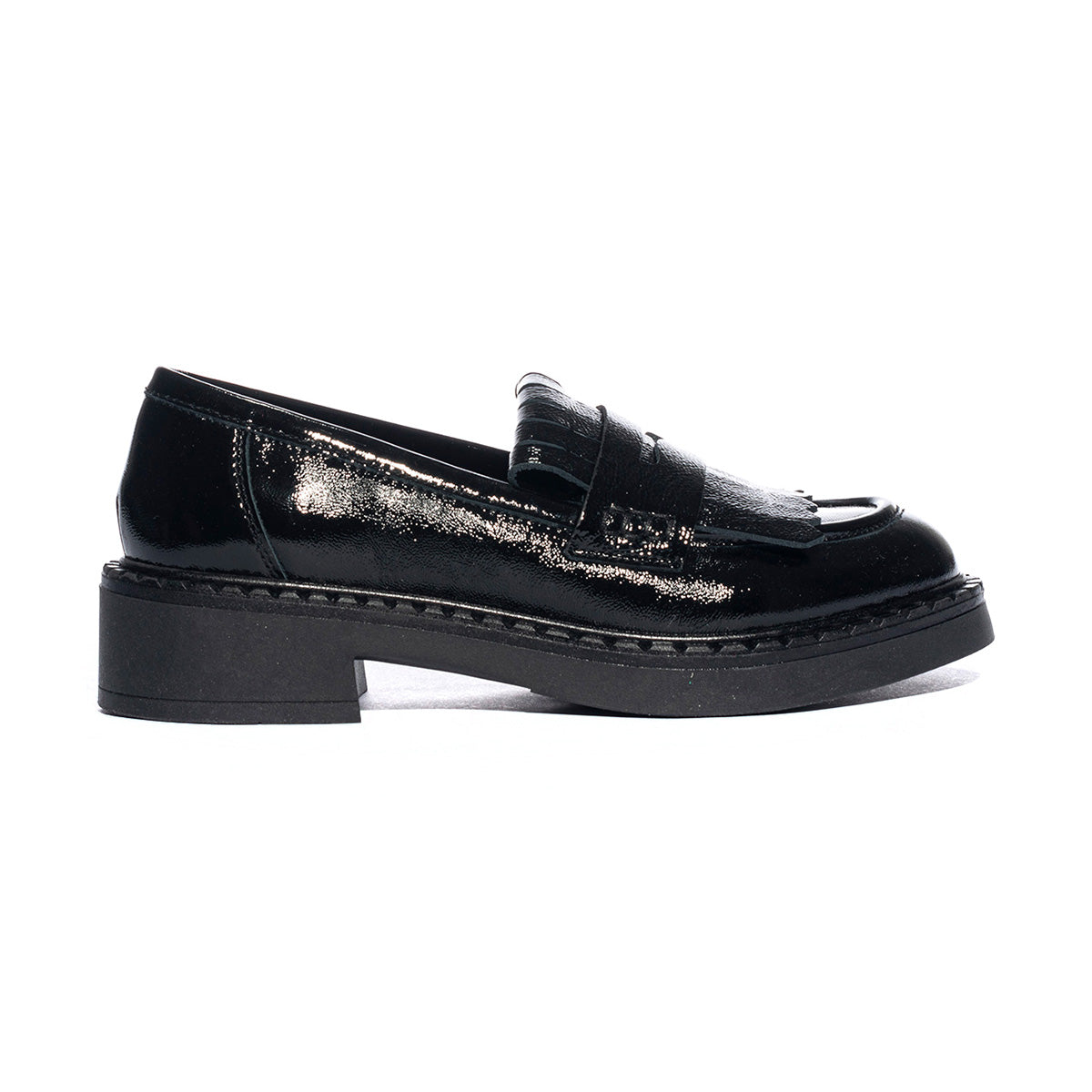 FRAU 97Z5 NERO Mocassini Donna 