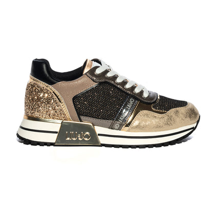 LIUJO 4F2775TX069S1875 TAUPE GOLD Sneakers Donna 