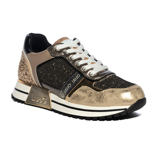 LIUJO 4F2775TX069S1875 TAUPE GOLD Sneakers Donna 