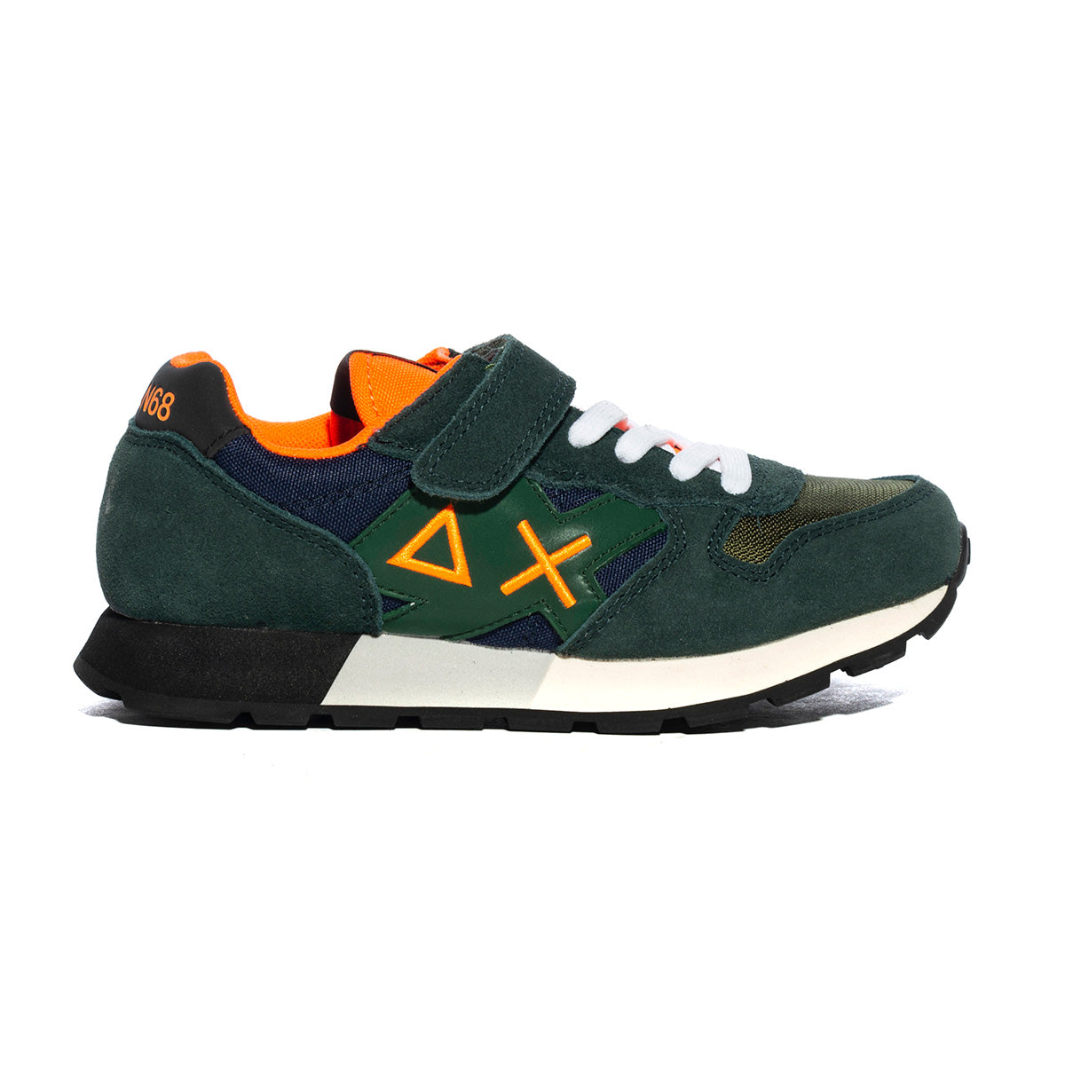 SUN 68 Z42315K377KID VERDE SCURO NAVY BLUE Sneakers Bambino 