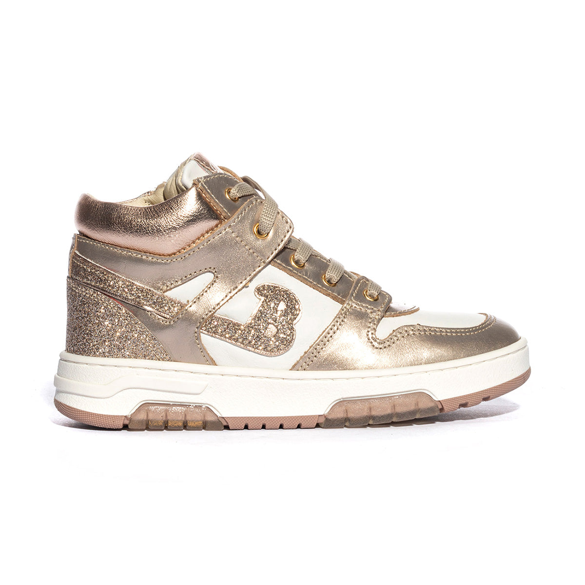 BALDUCCI RUJ1062 CHAMPAGNE BIANCO Sneakers Bambina 