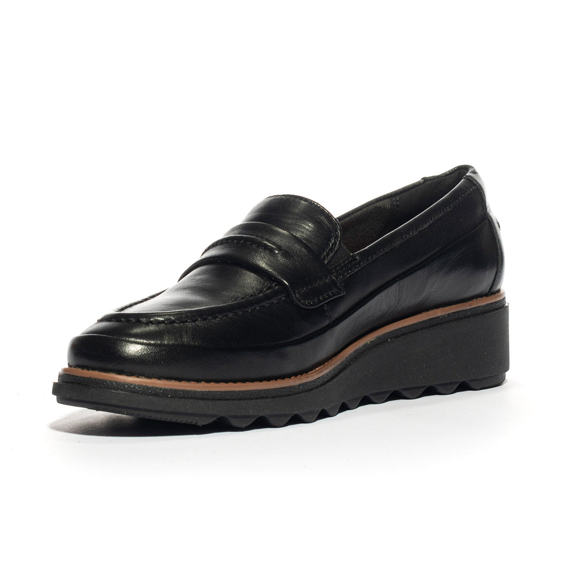 CLARKS 26175183BLACK LEATHER