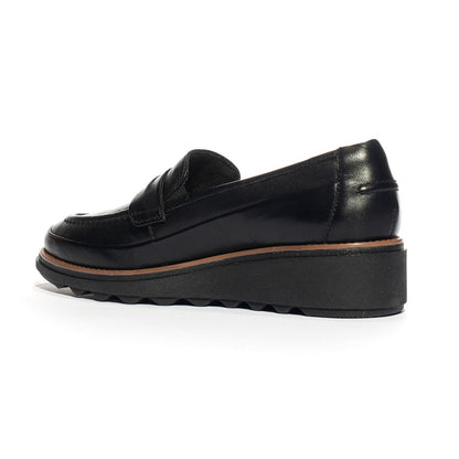 CLARKS 26175183BLACK LEATHER