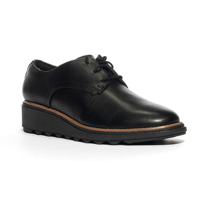 CLARKS 26175416BLACK LEATHER