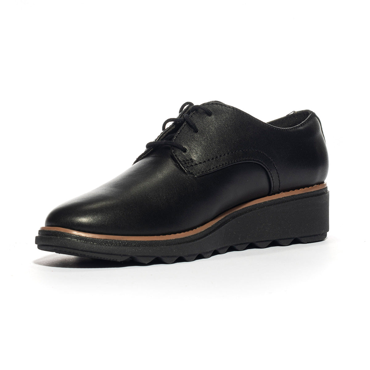 CLARKS 26175416BLACK LEATHER