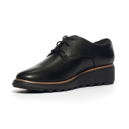 CLARKS 26175416BLACK LEATHER