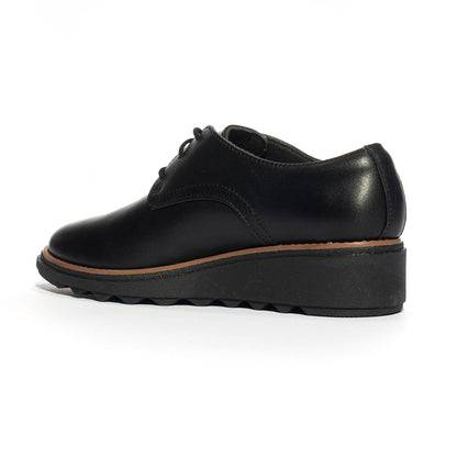 CLARKS 26175416BLACK LEATHER