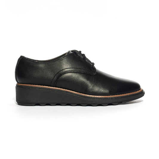 CLARKS 26175416BLACK LEATHER