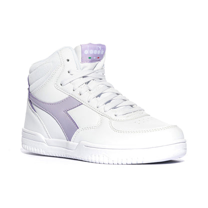 Sneakers Diadora Raptor Mid BIanche Lilla