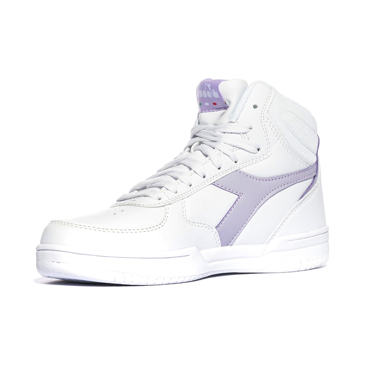 Sneakers Diadora Raptor Mid BIanche Lilla