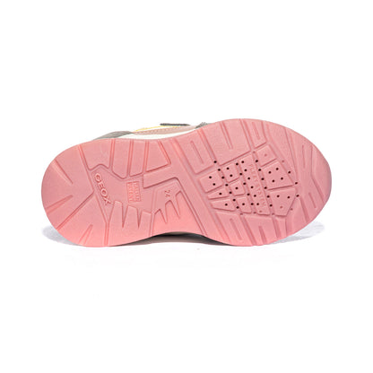 GEOX B364XB LT GREY PINK  C1296 Sneakers Bambina 
