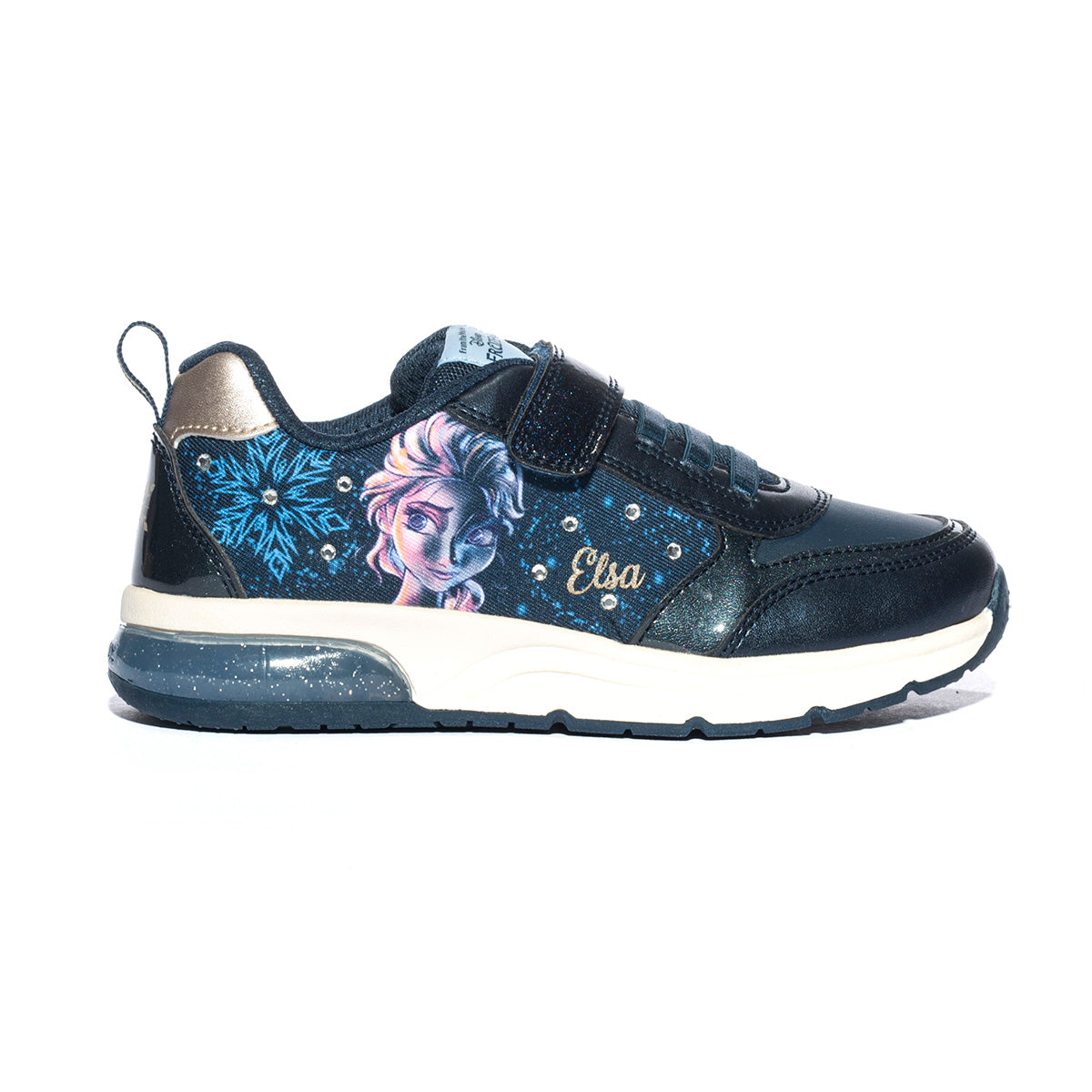 GEOX J268VD NAVY PLATINUM       C4256 Sneakers Bambina 