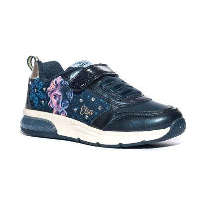 GEOX J268VD NAVY PLATINUM       C4256 Sneakers Bambina 