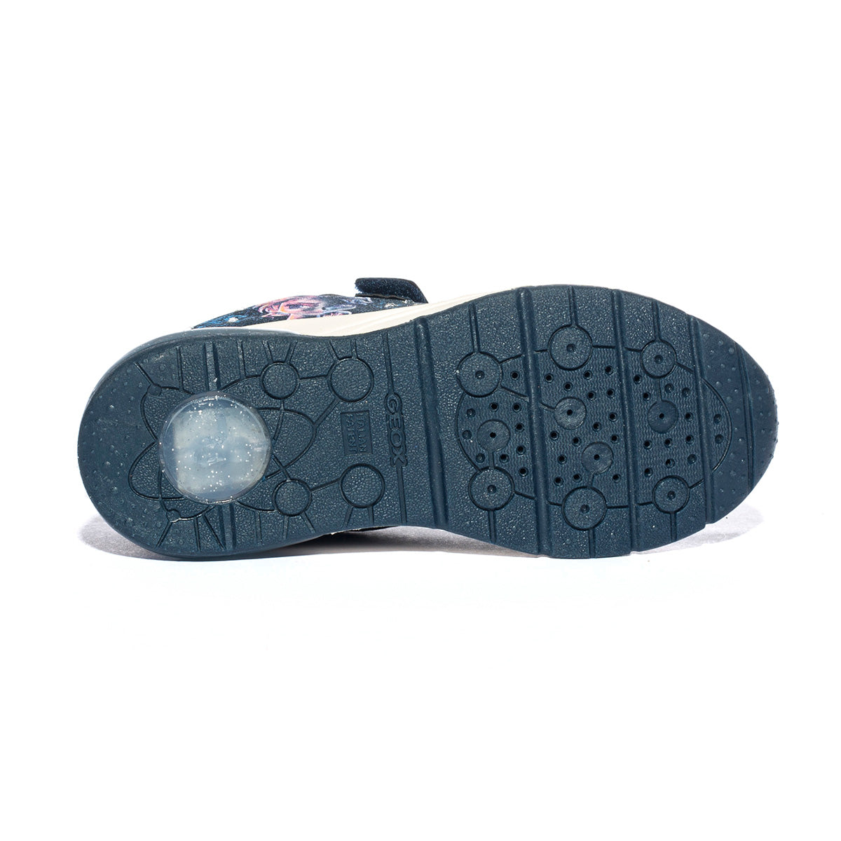 GEOX J268VD NAVY PLATINUM       C4256 Sneakers Bambina 