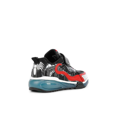 GEOX J26FEC BLACK RED C0048 Sneakers Bambino 