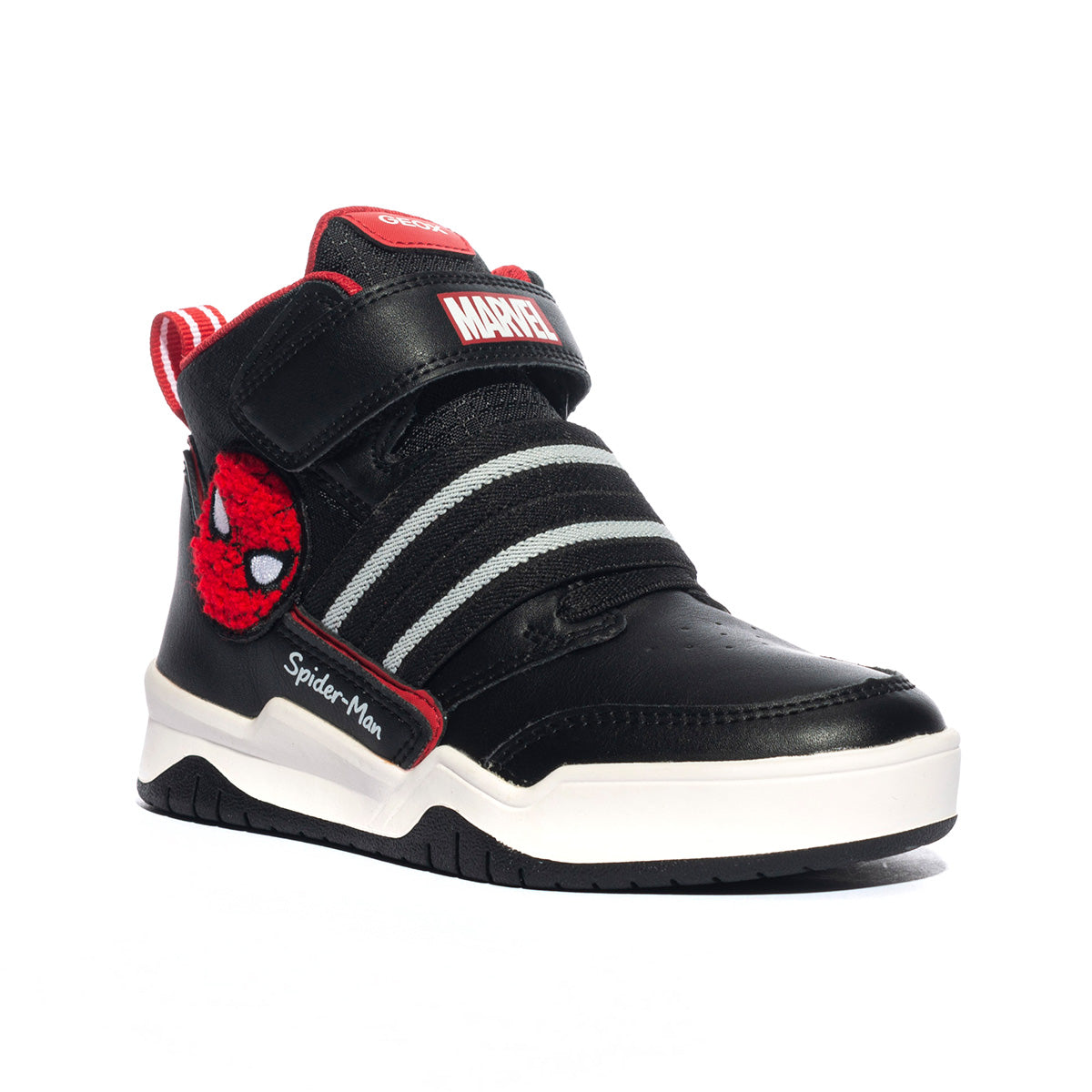 GEOX J367RD BLACK RED  C0048 Sneakers Bambino 