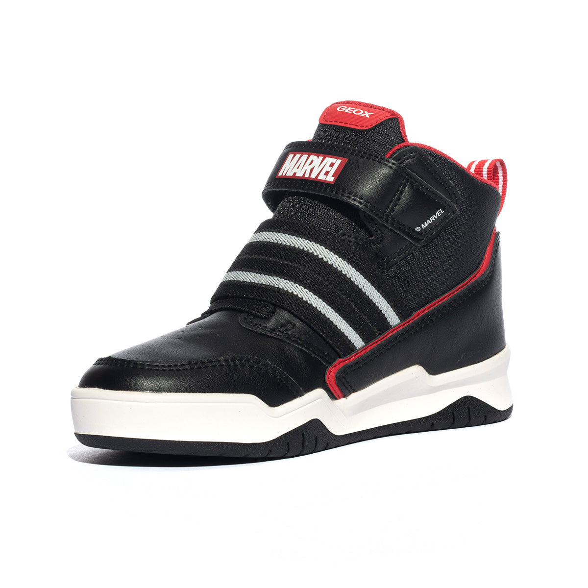 GEOX J367RD BLACK RED  C0048 Sneakers Bambino 
