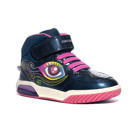 GEOX J36ASB NAVY MULTICOLOR     C4243 Sneakers Bambina 